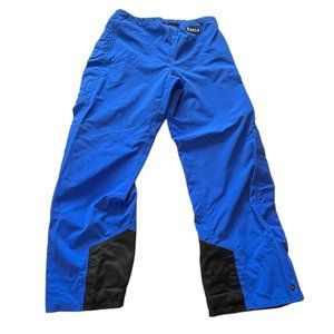 TAIGA Gore-Tex Dry Shell Snow Ski Snowboard Pants Lined Blue
